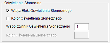 Oświetlenie słoneczne - podgląd