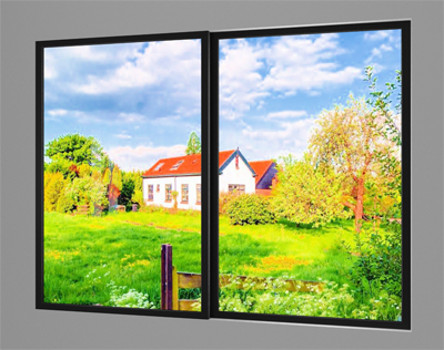 Tło na oknie emiter